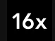16x logo