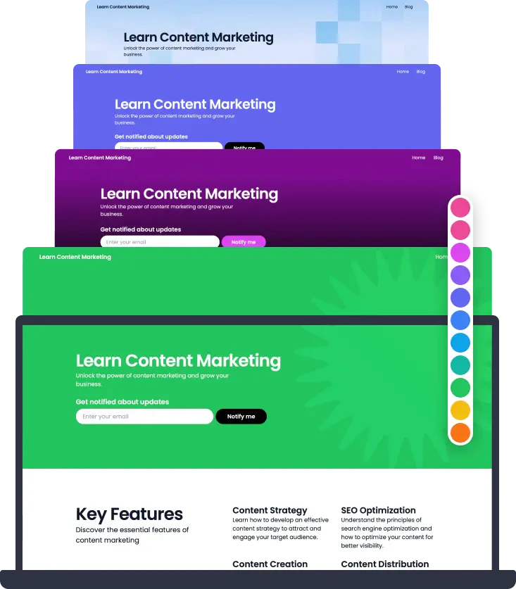 60sec.site product overview