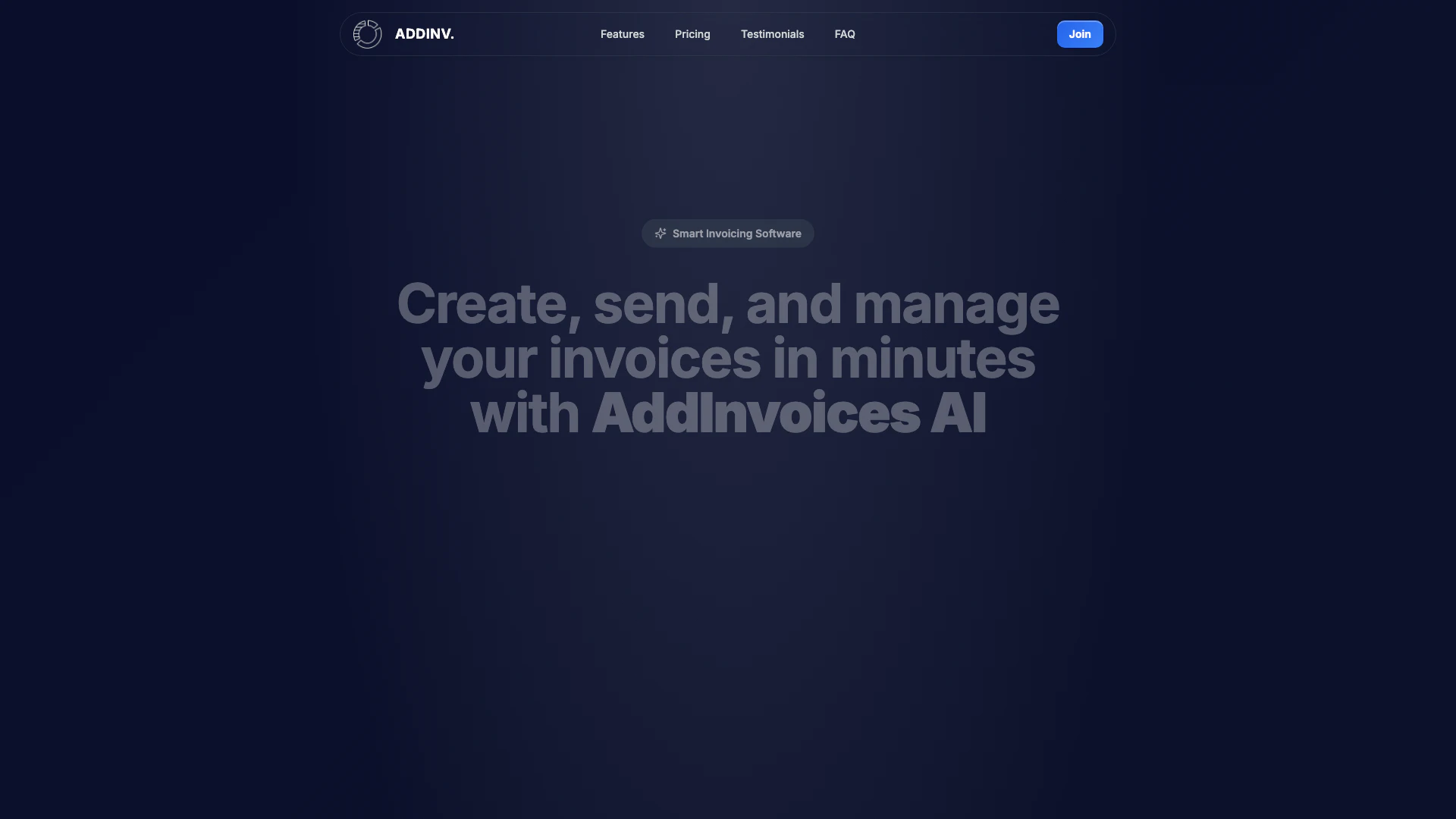 Addinvoicesai screenshot
