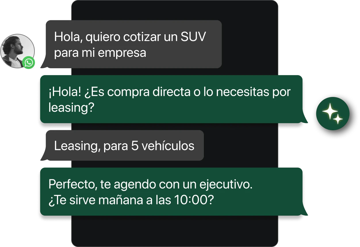 Adereso lead qualification feature demonstration