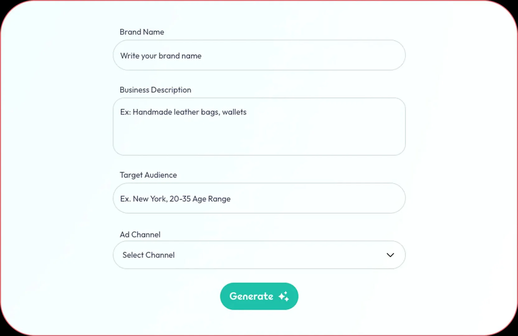 Adsby keyword generation feature demonstration