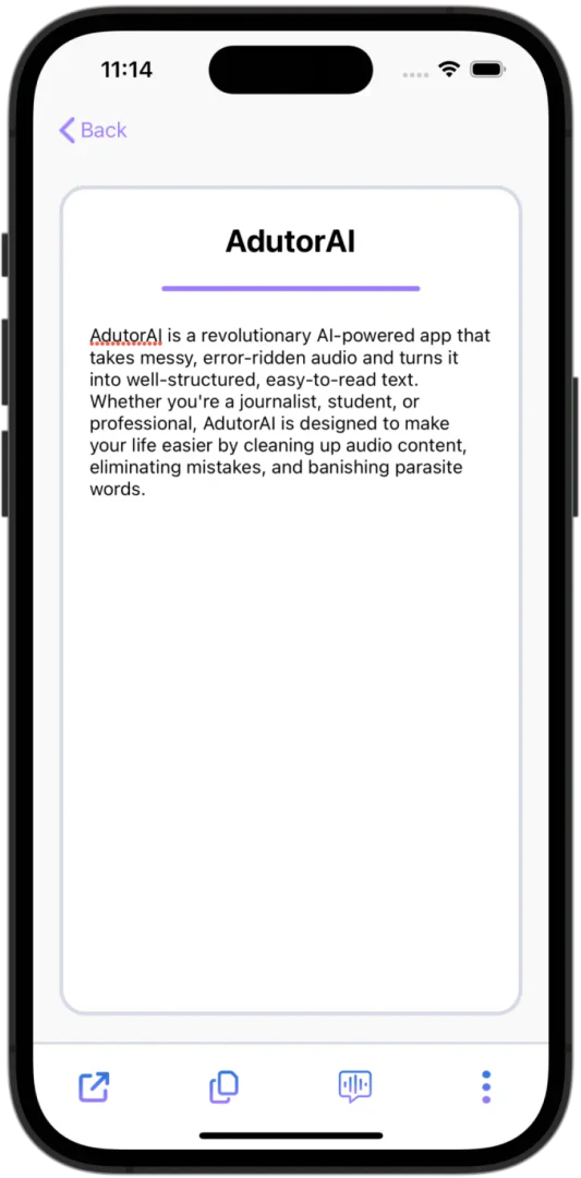 Adutorai review result screenshot