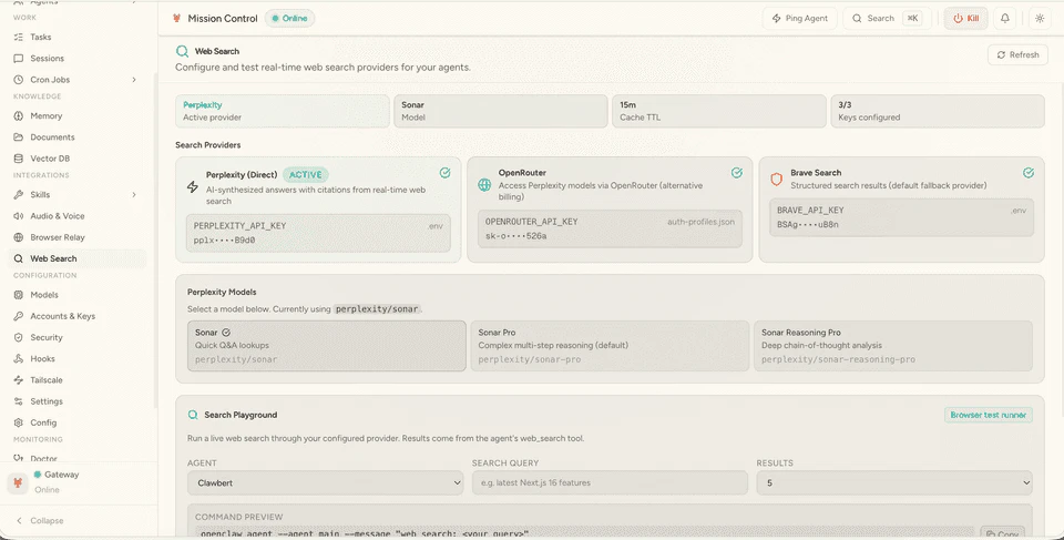 Agentbay web search capability