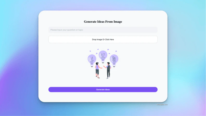 Ahaapple AI Idea Generator overview