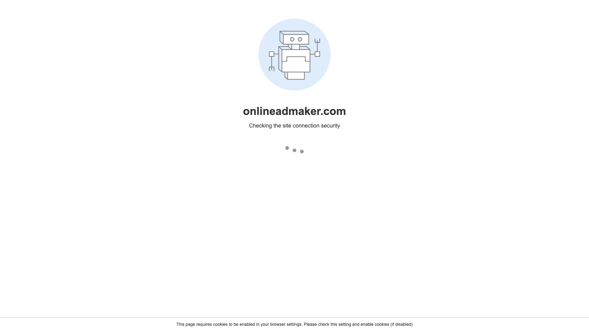 AI Ad Generator website screenshot showing Admaker allows small businesses to quick... interface and features
