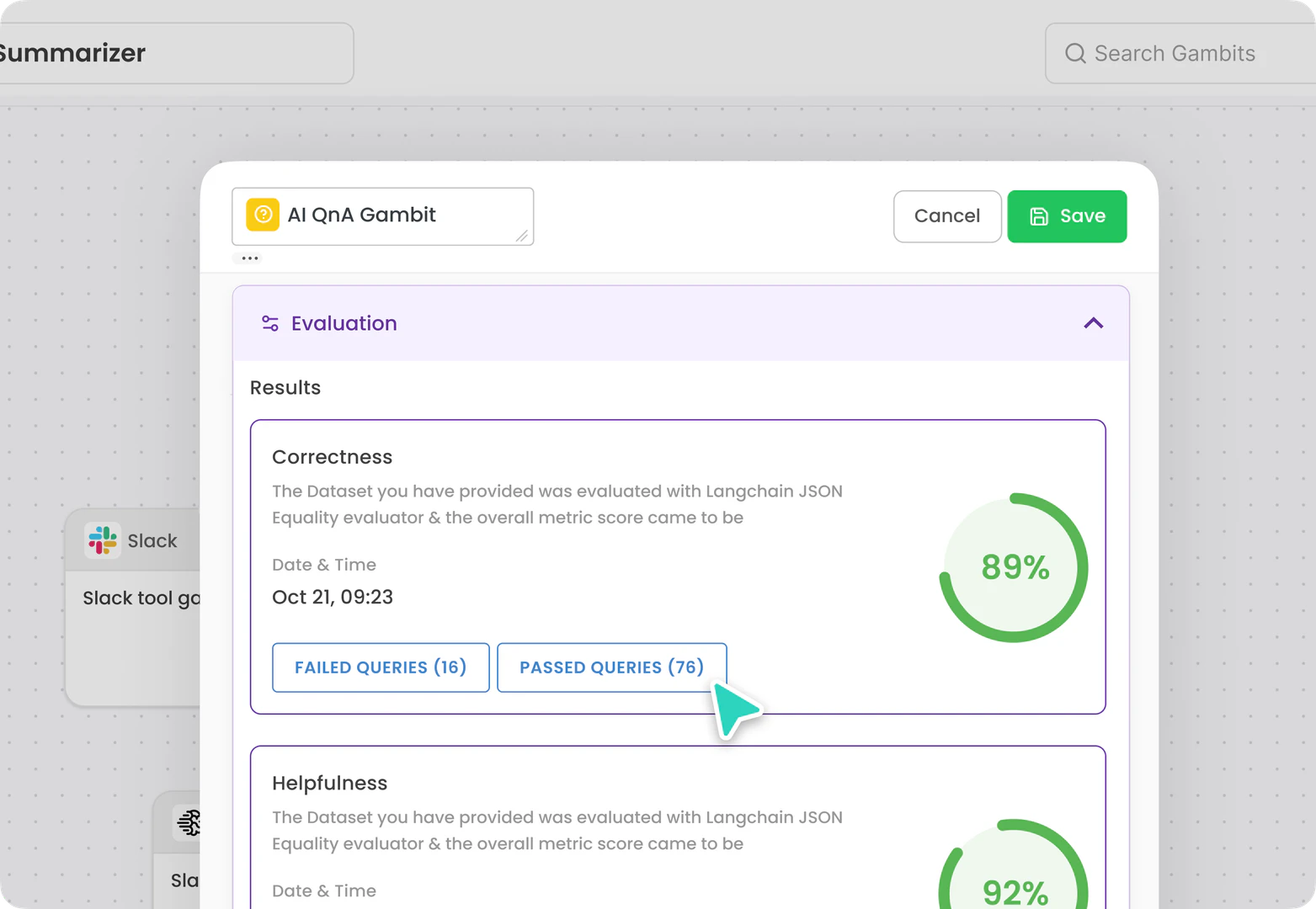 AI Agent reliable testing feature