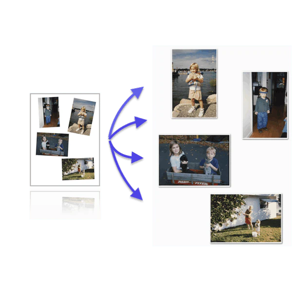 AI Crop Image product interface overview