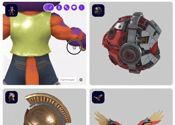 AI Game Generator 3D asset generation feature demonstration