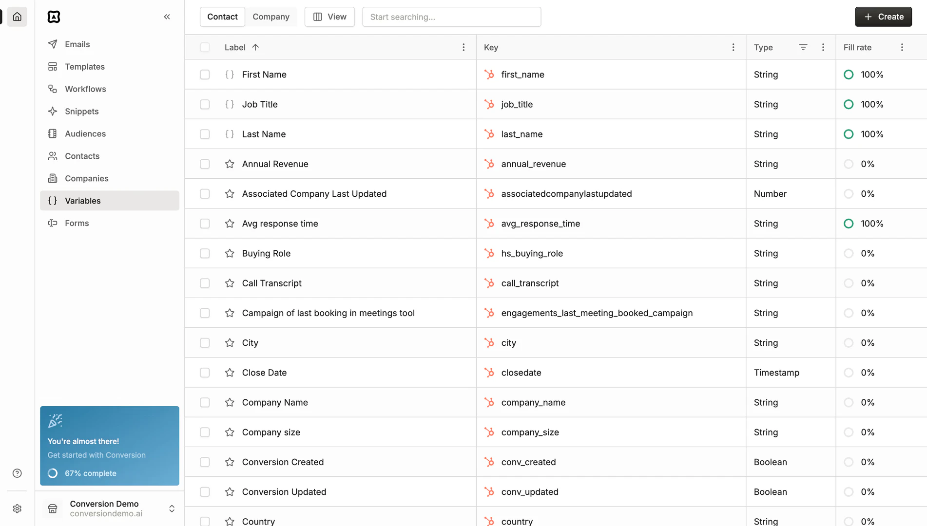 AI Marketing lead management features