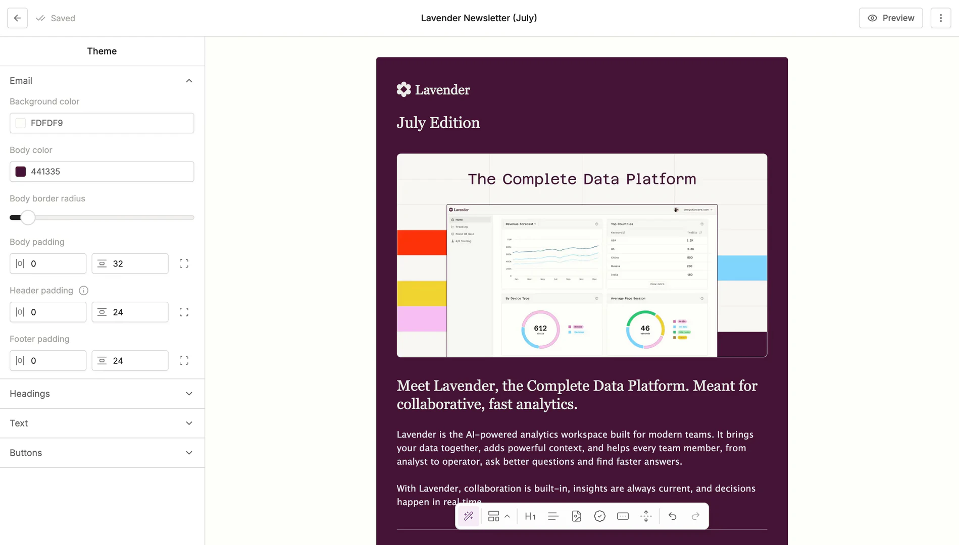 AI Marketing newsletter creation use case