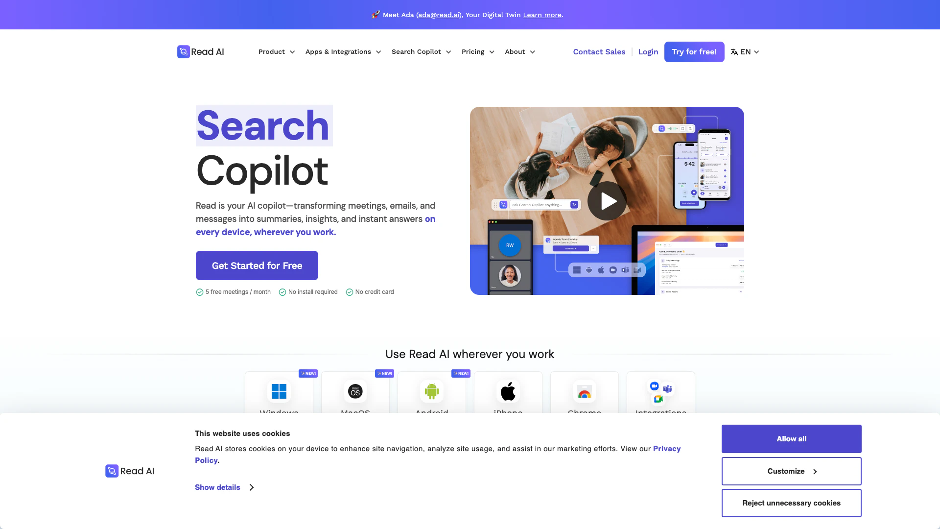 AI Meeting Assistant screenshot