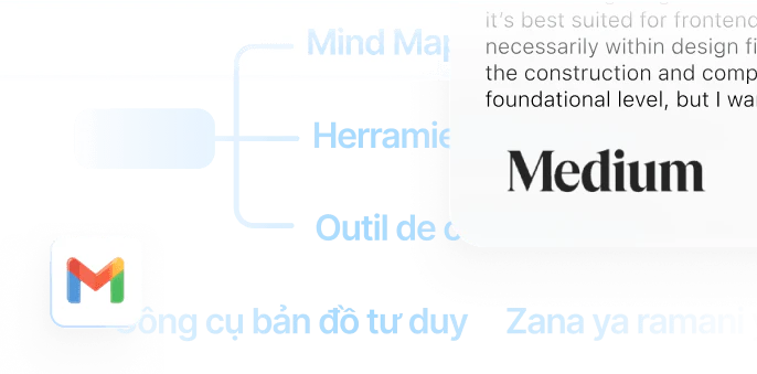 AI Mind Mapping transform long text into mind map example