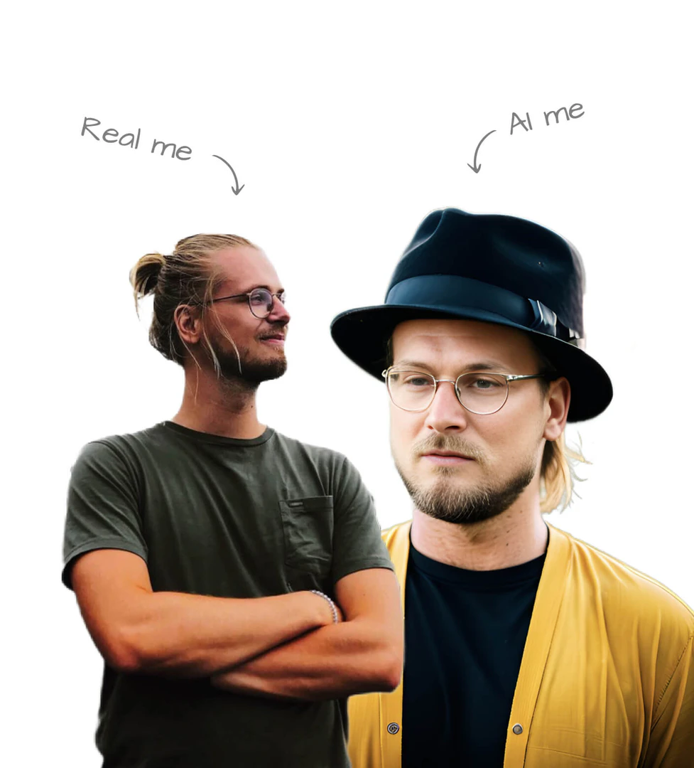 AI Photography virtual twin demonstration