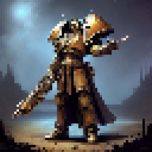 AI Pixel Art fantasy RPG pixel art example