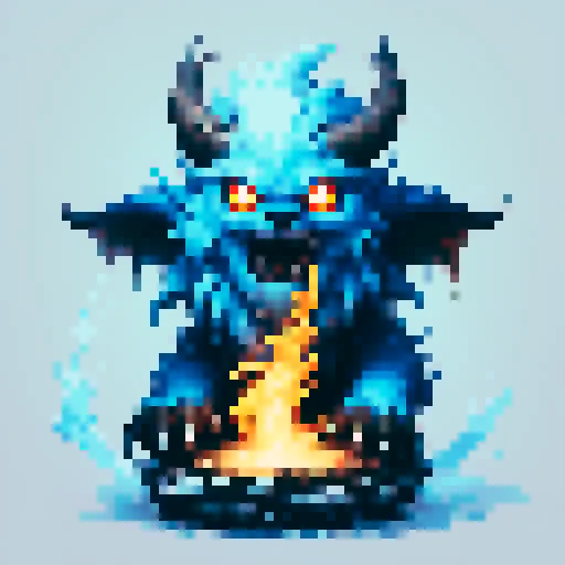 AI Pixel Art sample pixelated image