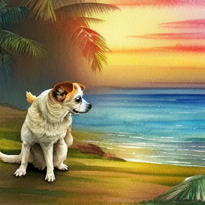 AI Portrait Generator watercolor style demonstration