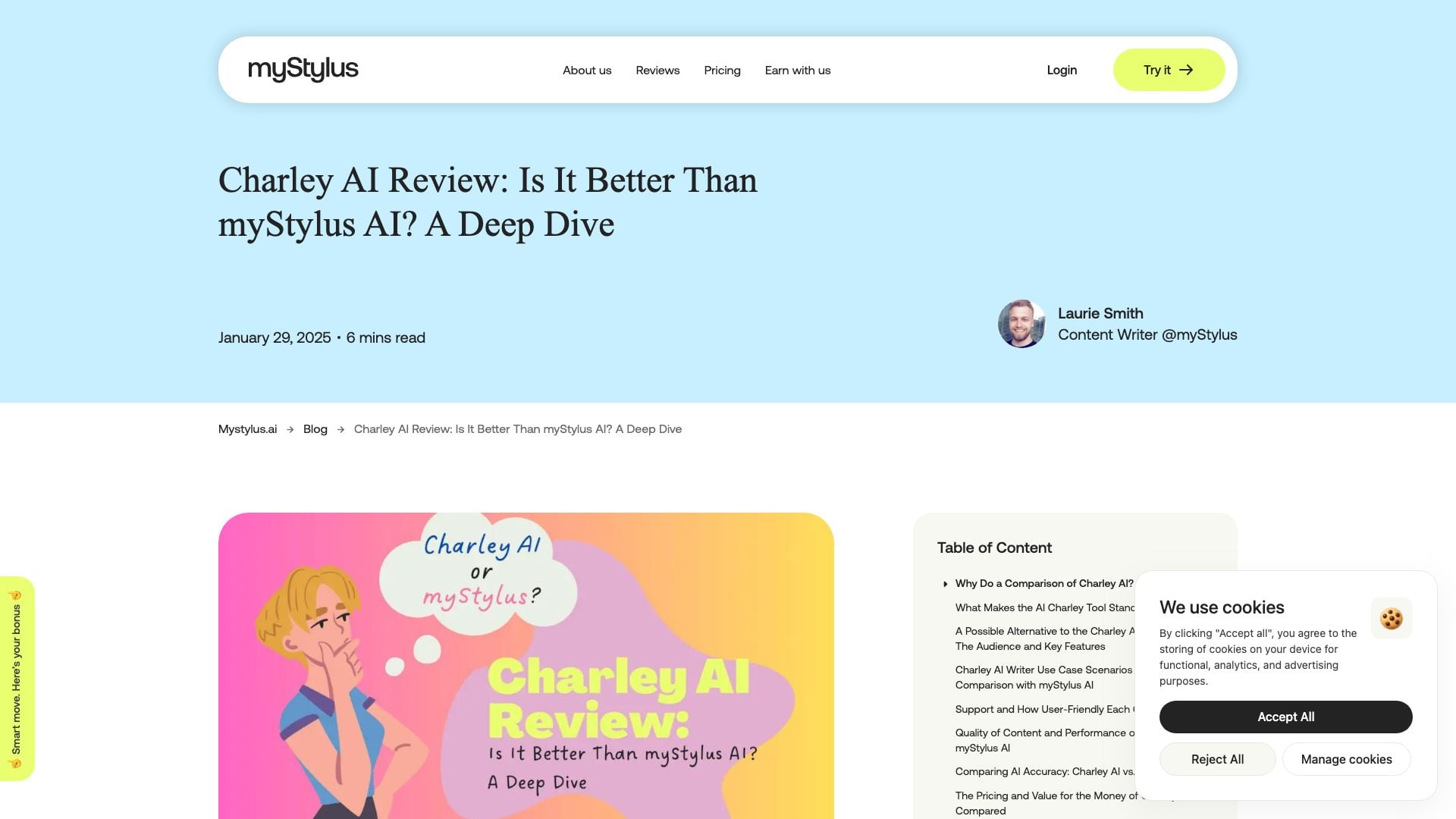 AI Reviews screenshot