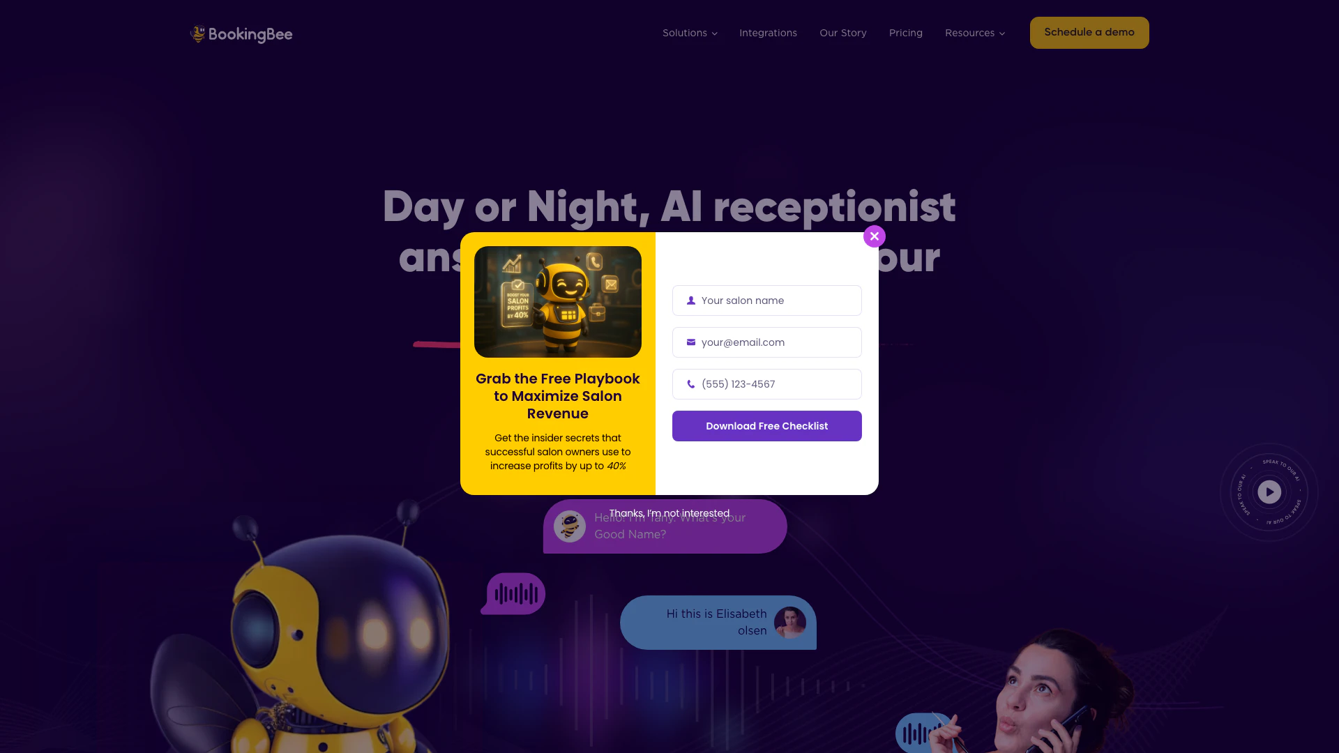 AI Scheduling screenshot