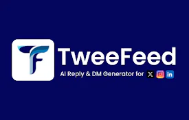 AI Social Media Post Generator - Extension Chrome website screenshot showing Améliorez les interactions sur le web et... interface and features
