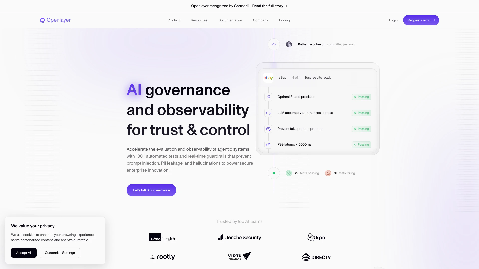 AI Testing screenshot