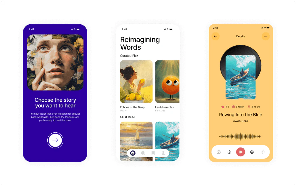 AI UX Design main features demonstration showing customization options