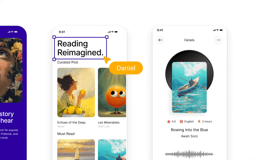 AI UX Design use case example showing collaboration in design
