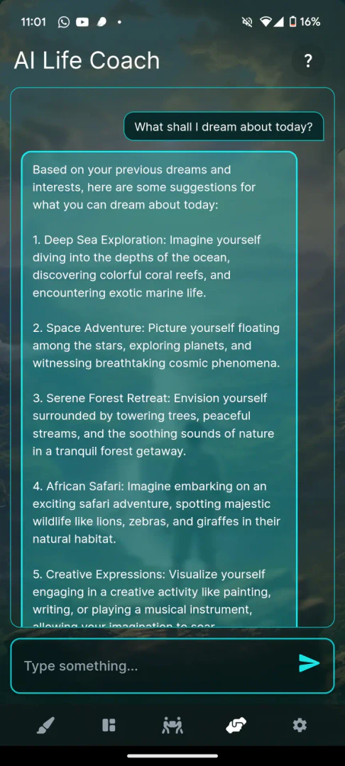 AI Vision Board user scenario image