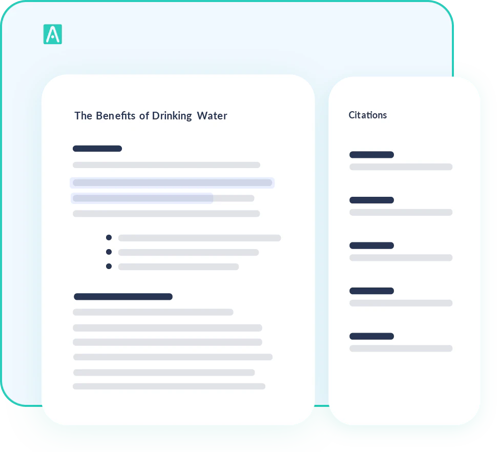 AI Writer product overview for academic research