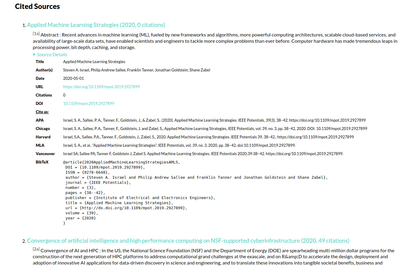 AI Writer user scenario for academic professionals