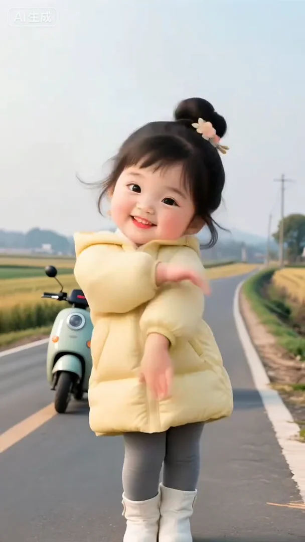 Example of dancing baby video created with AI Baby Dance