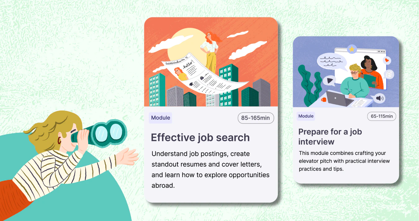 Aicareercoach real application scenario