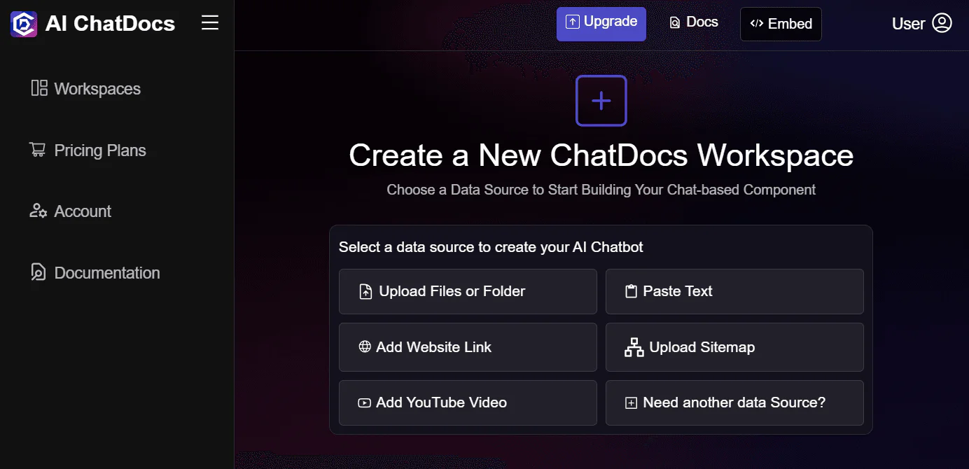 Aichatdocs main features demonstration
