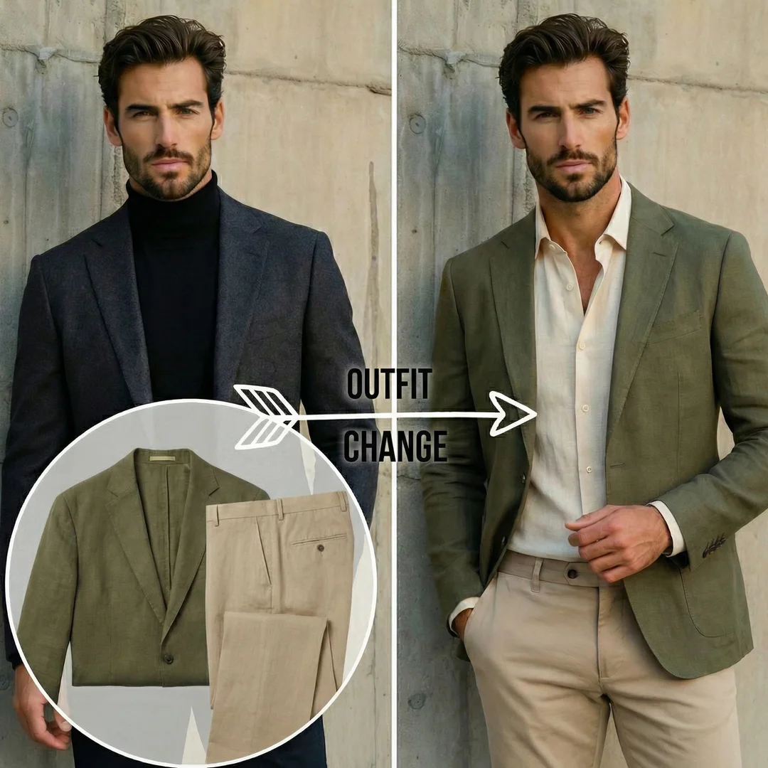 AI Clothes Changer professional outfit transformation