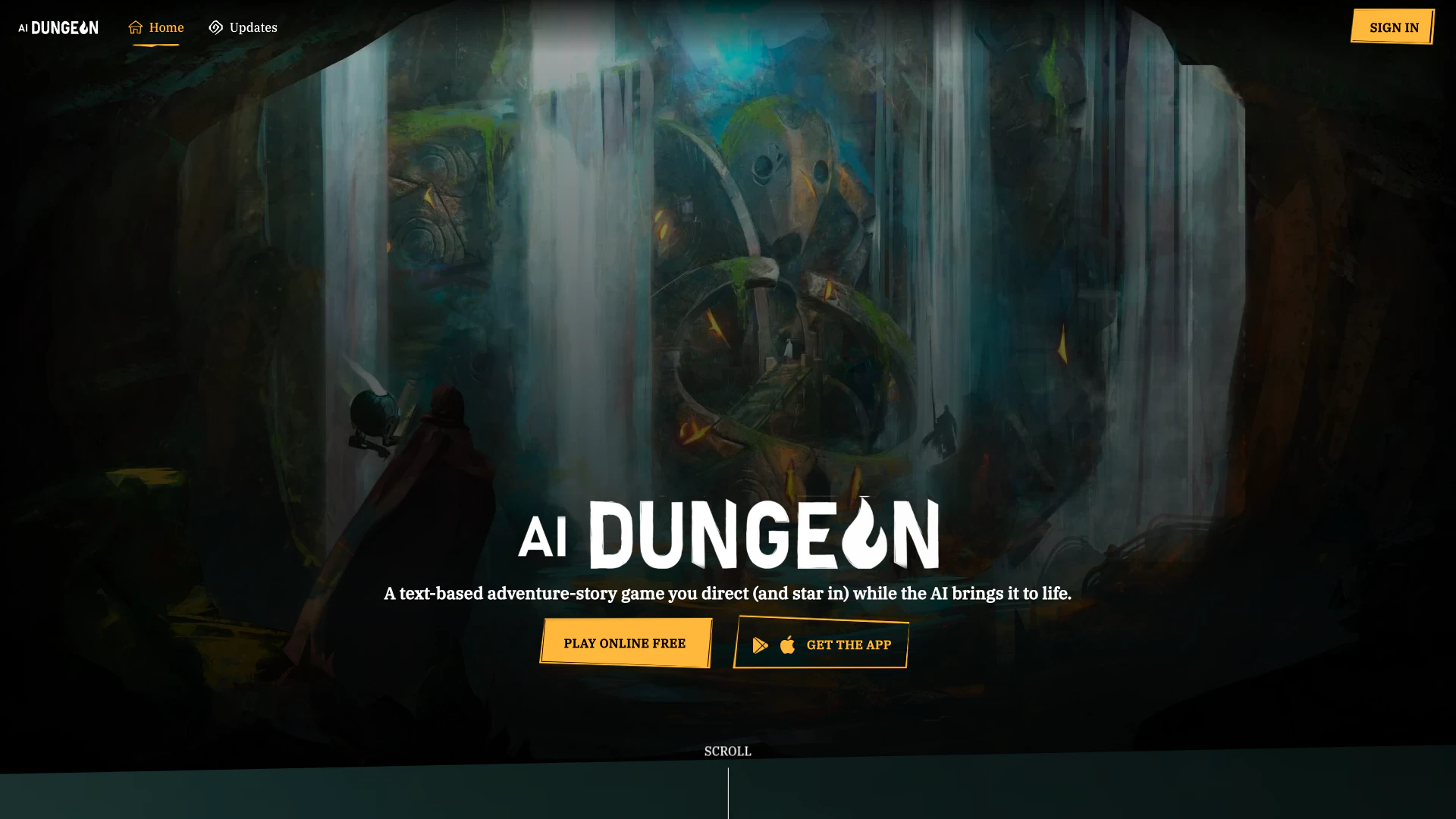Aidungeon screenshot