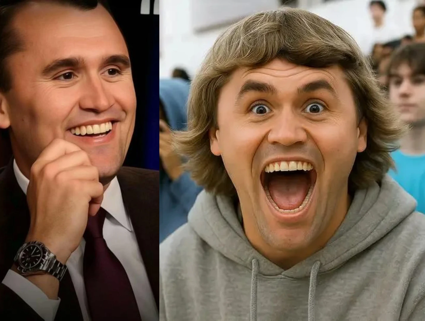 AI Kirkify use case example showing viral meme creation