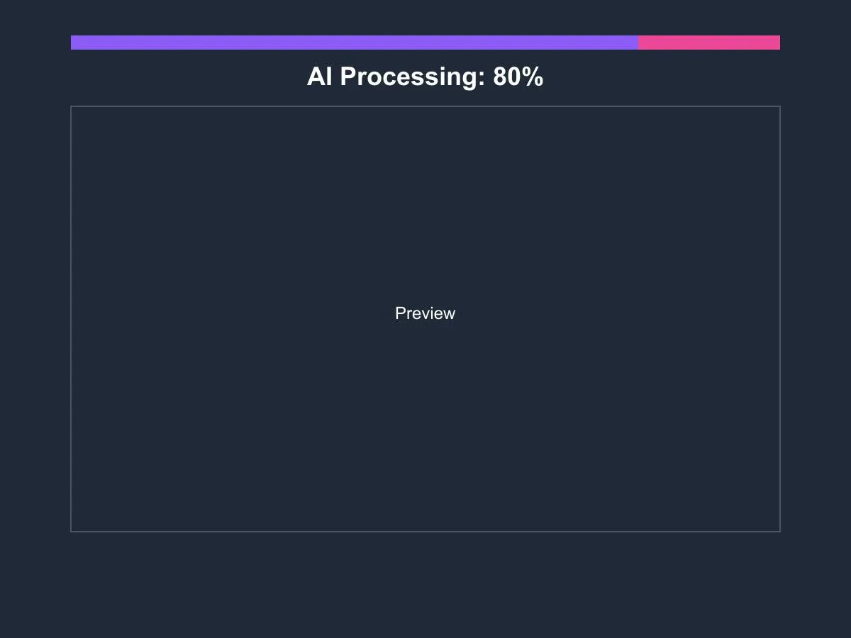 Aikissingvideogenerator AI generation process screenshot