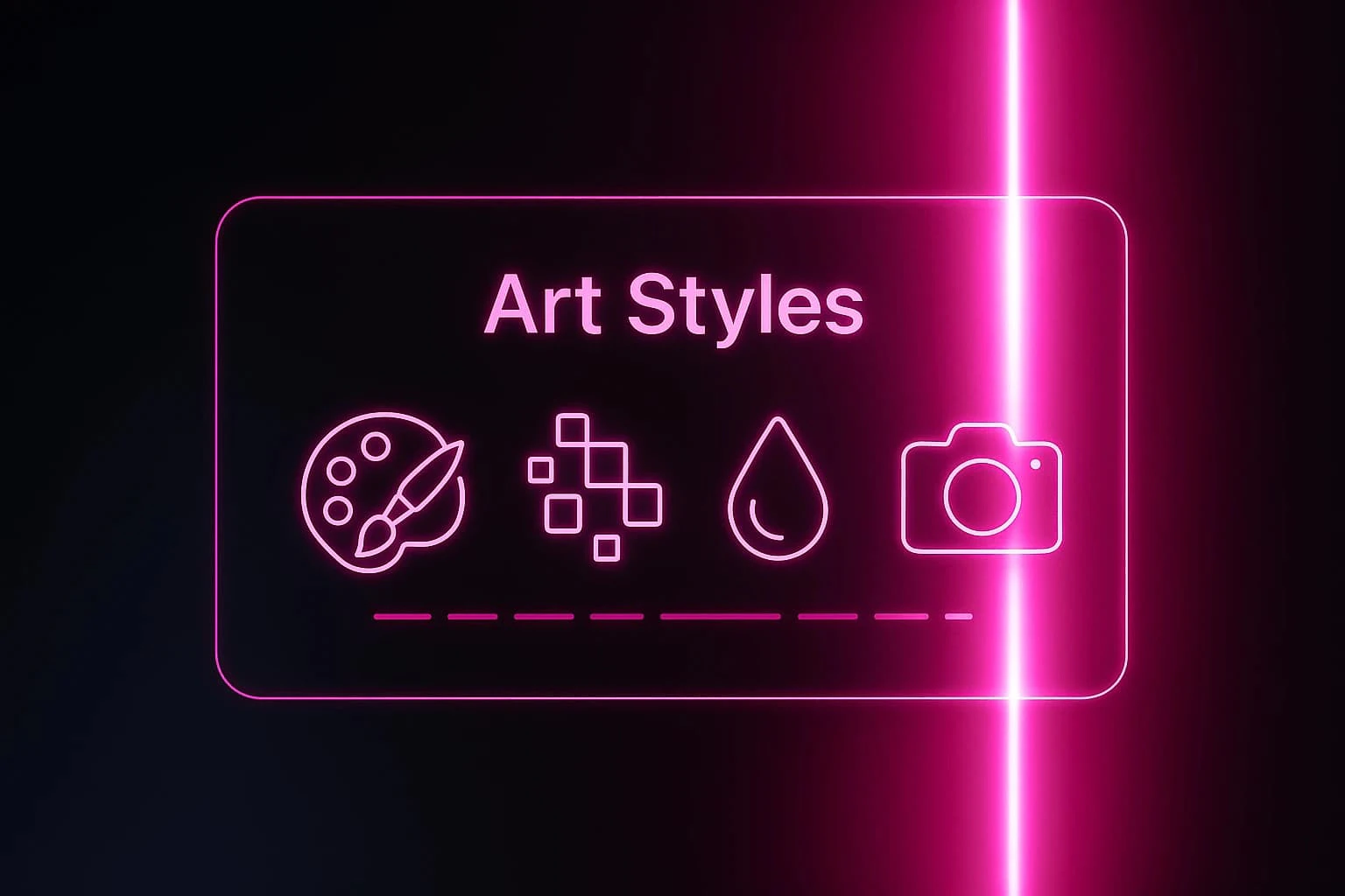 Aimage AI showcasing diverse art styles and features