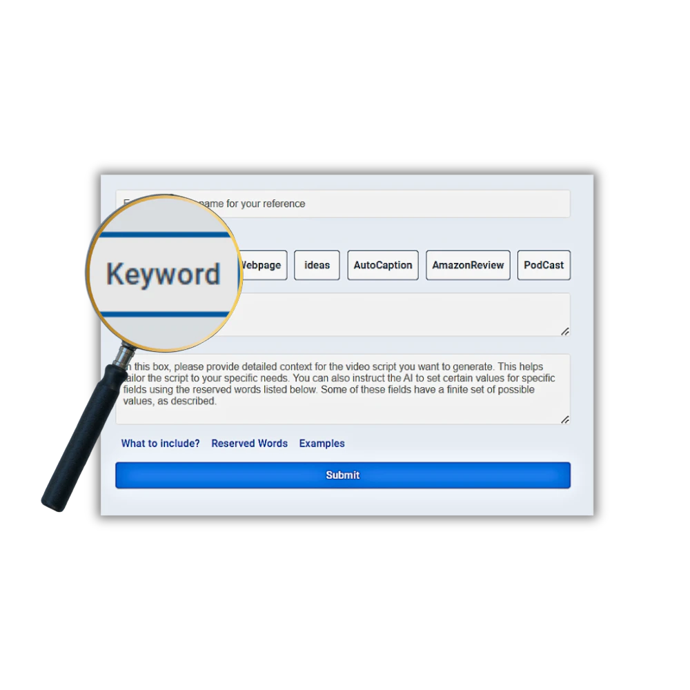 AIMagicStudio keyword to video feature demonstration