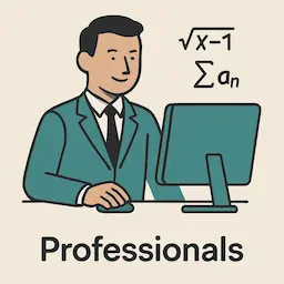 Aimathsolve user scenario for professionals