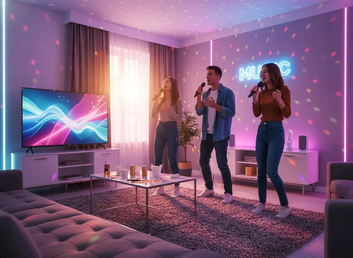 AirMusic user scenario image showing diverse creators using the platform