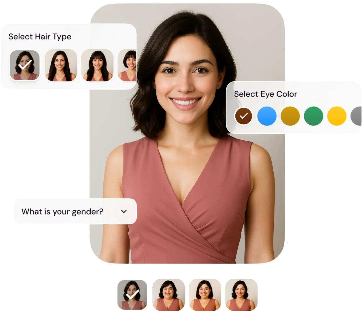 AI SuitUp photo upload step