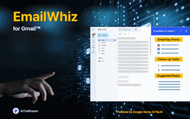 EmailWhiz for Gmail features demonstration