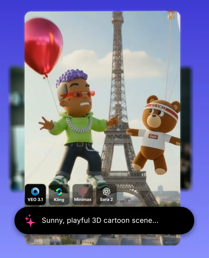 Aivideo text to video feature