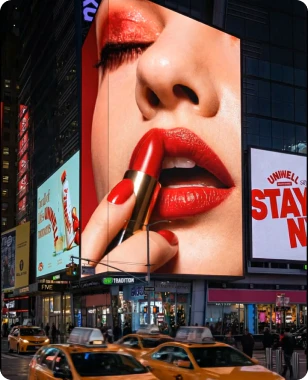 Aivideo billboard ad creation example