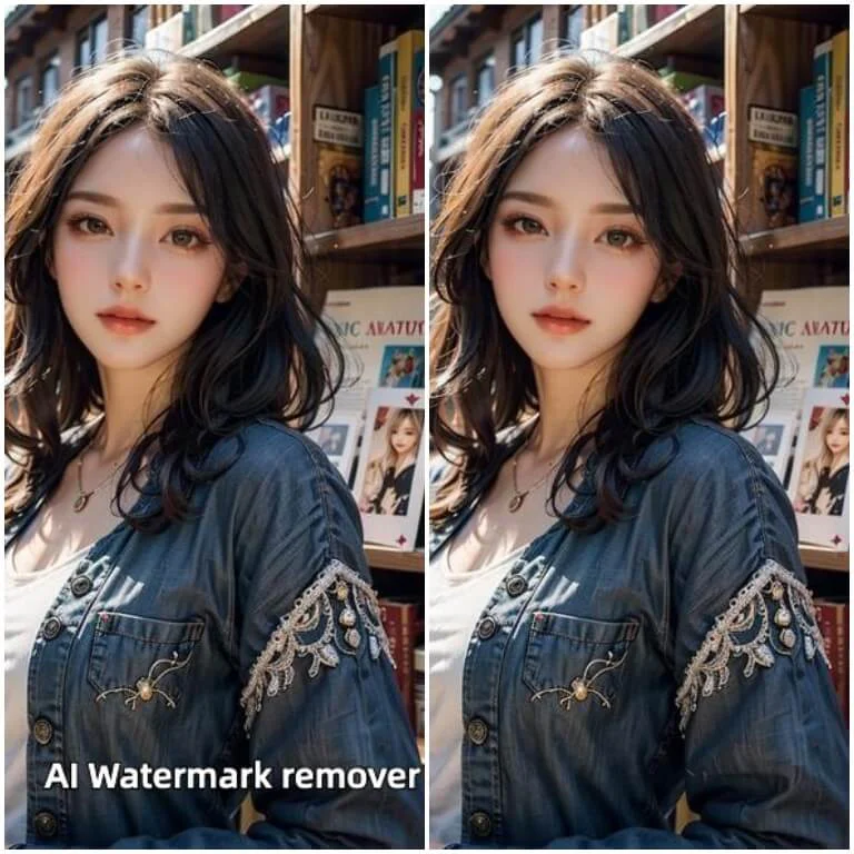 AI Watermark Remover feature demonstration