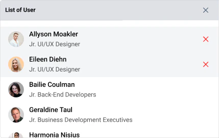 Task management interface in Alianhub