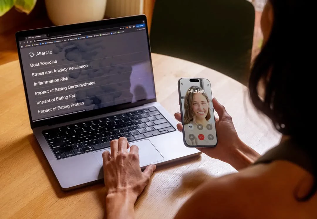 Reviewing AlterMe results with an expert