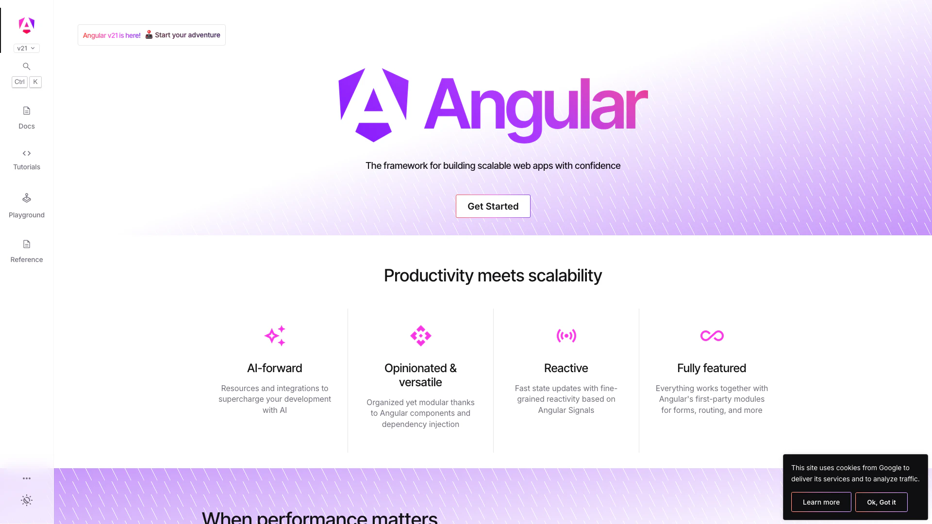 Angular screenshot