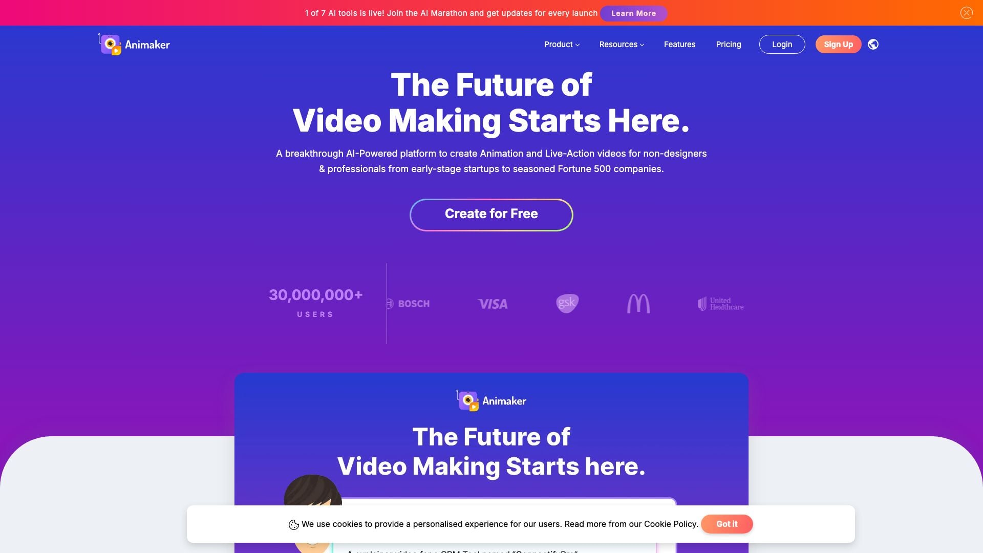 Animaker Ai screenshot