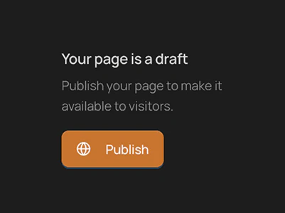 AppLaunchPage publish your page step screenshot